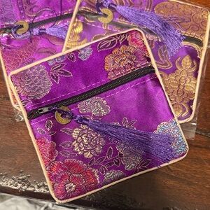 Mini Traditional Coin Purse Lipstick Crystal Pouch Sachet    (1)